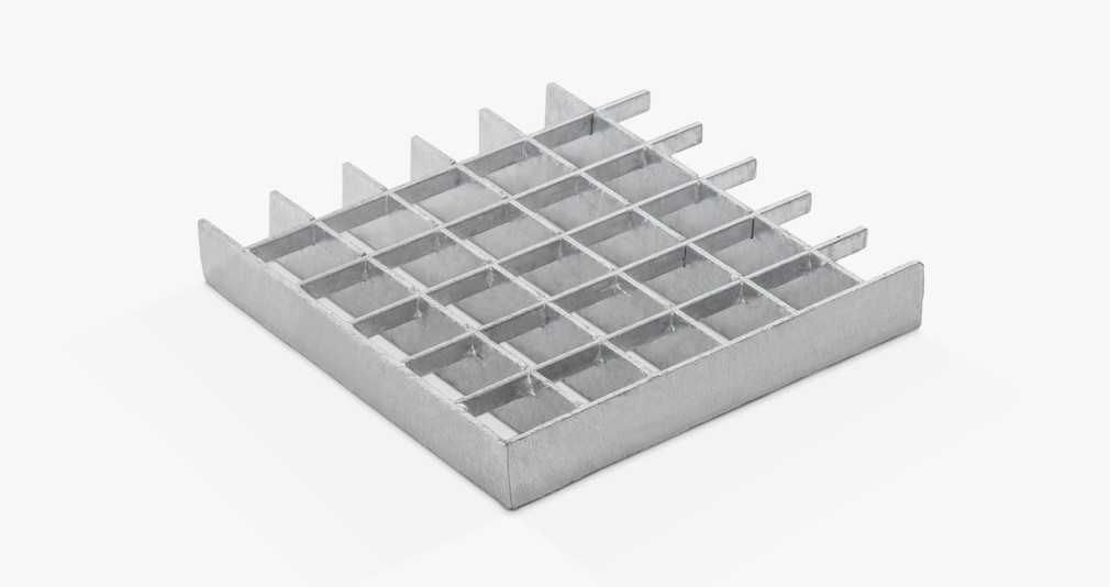 Grille Pressée avec Bandes Différentes