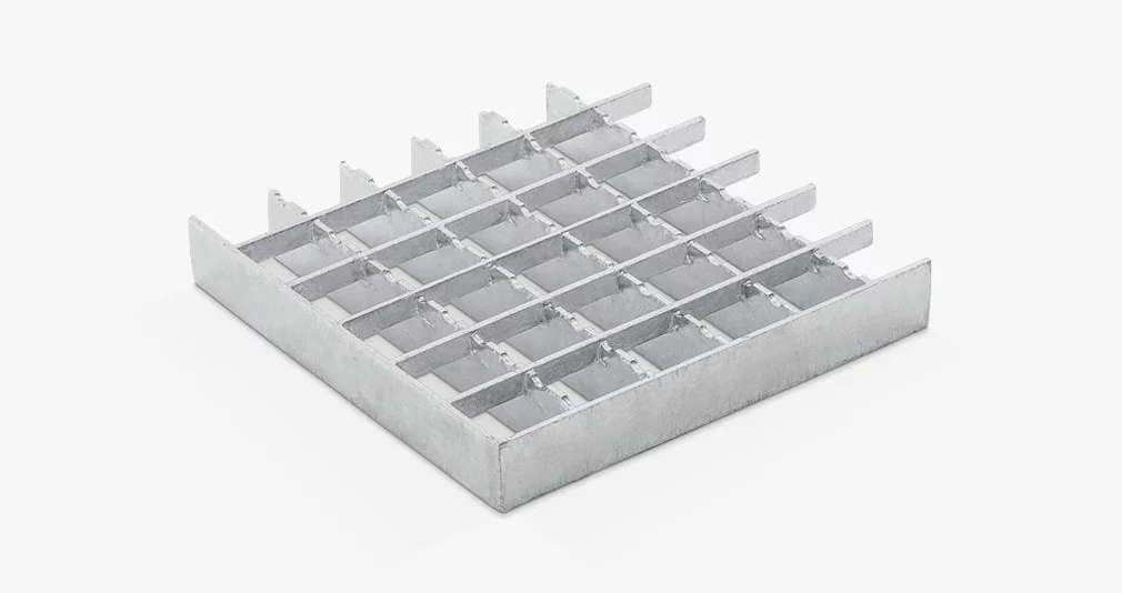 Grille Pressée avec Denture Ondulée